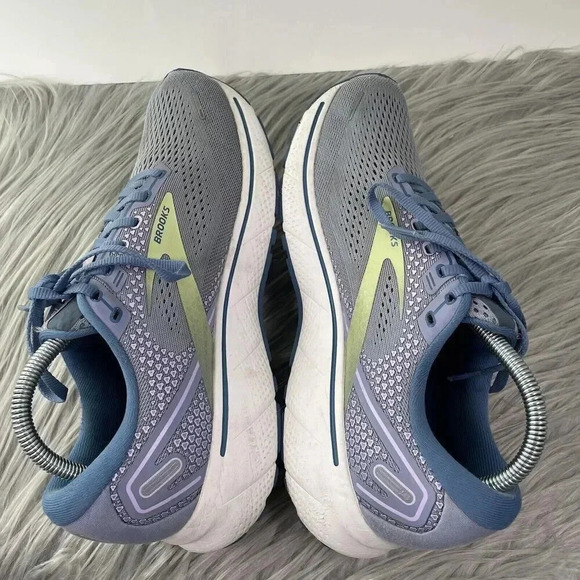 Brooks Ghost 14 Womens Size 10.5 Shoes Blue Gray Running Athletic Sneakers - Picture 4 of 8